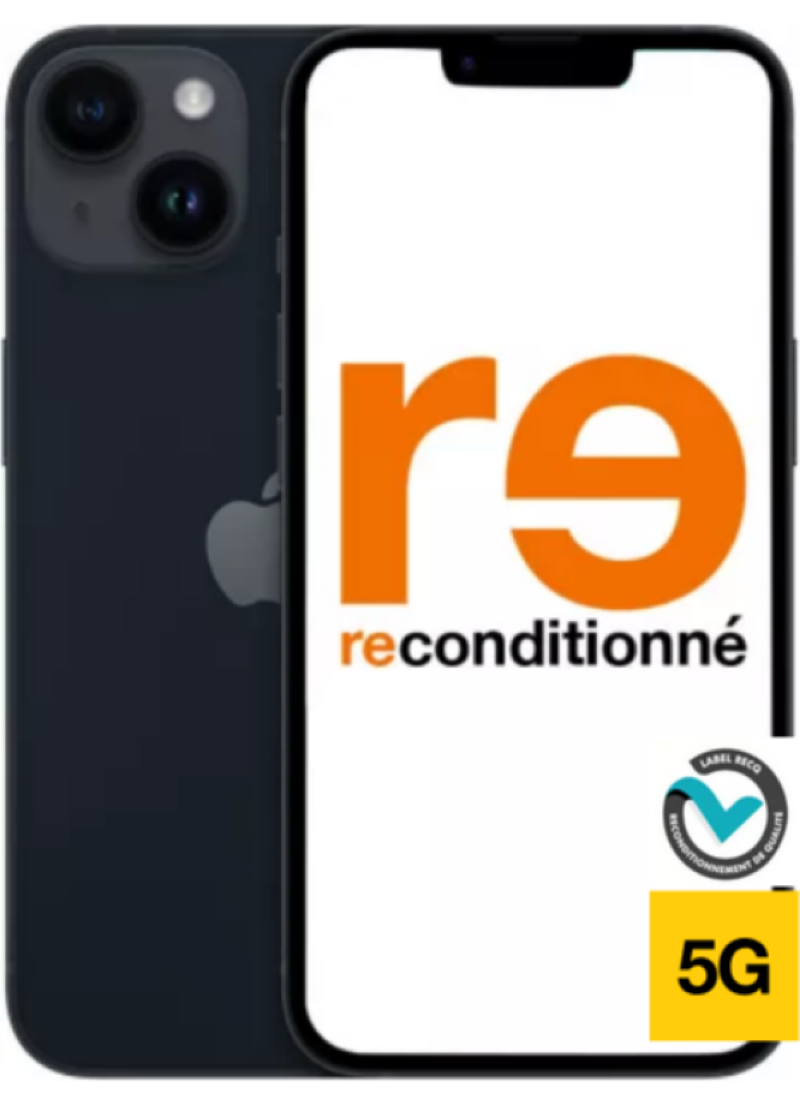 Largo iPhone 15 reconditionné grade B noir 128Go