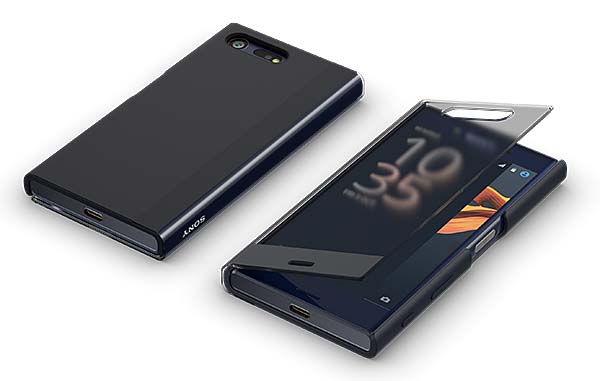 Etui tactile Xperia X compact by Sony noir