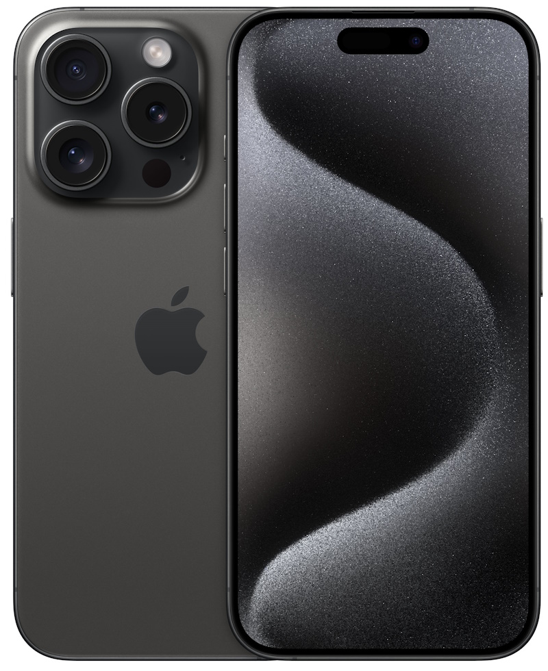 Apple iPhone 15 Pro titane noir 128Go