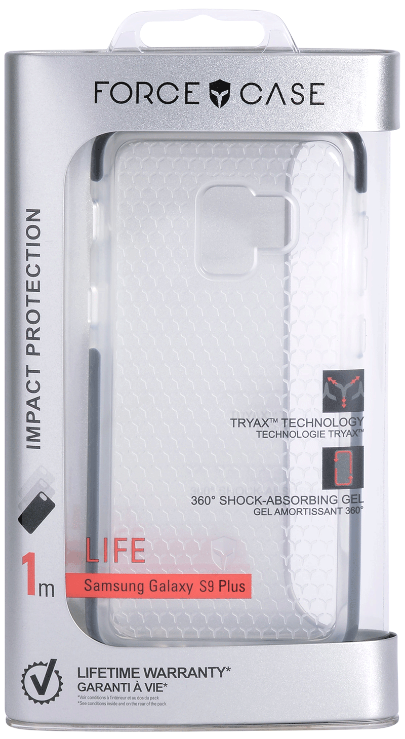 Coque Force Case life Galaxy S9 Plus transparente