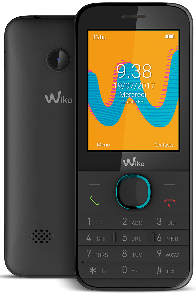 Wiko Riff 3G noir 128Mo