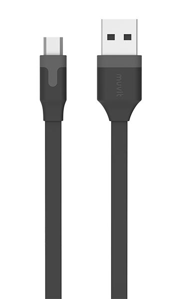 Câble plat de charge et de synchronisation USB/micro USB