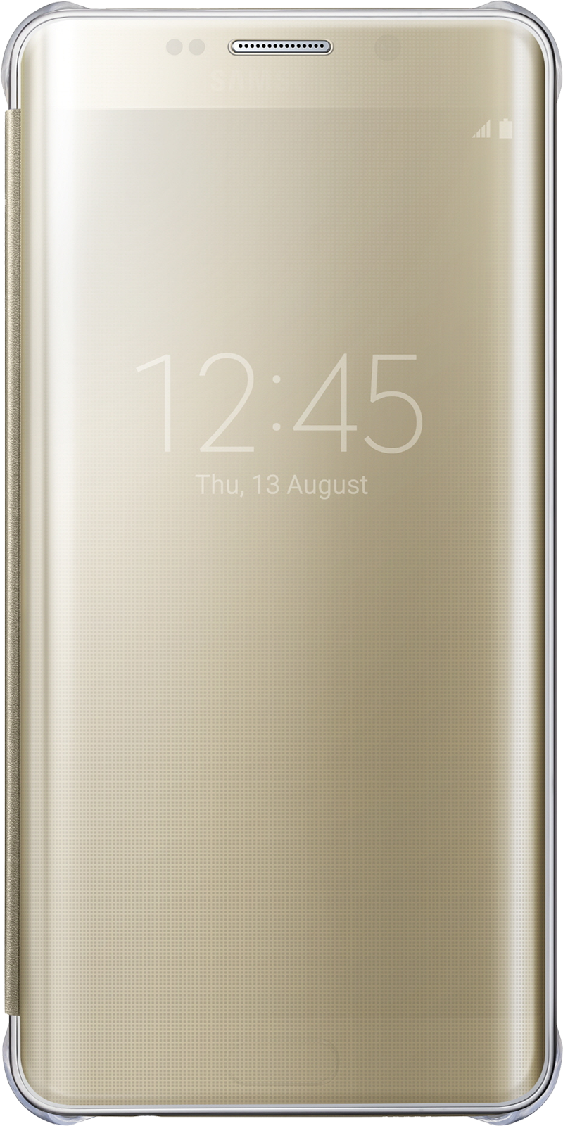 Clear View S6 Edge + gold