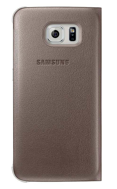 S View Cover Samsung Galaxy S6 Gold