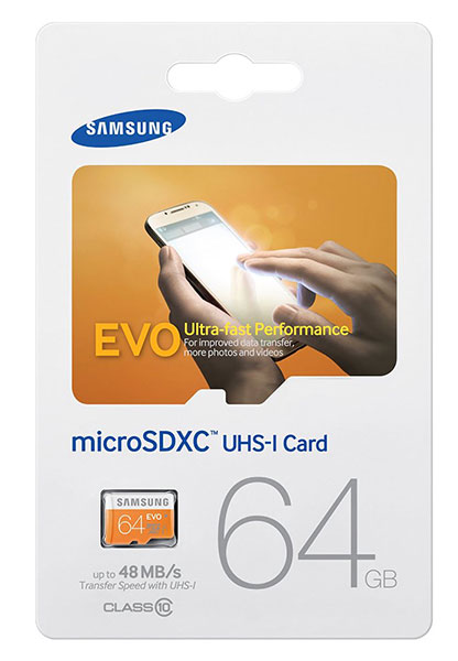 Carte micro SD 64Go Samsung adaptateur USB