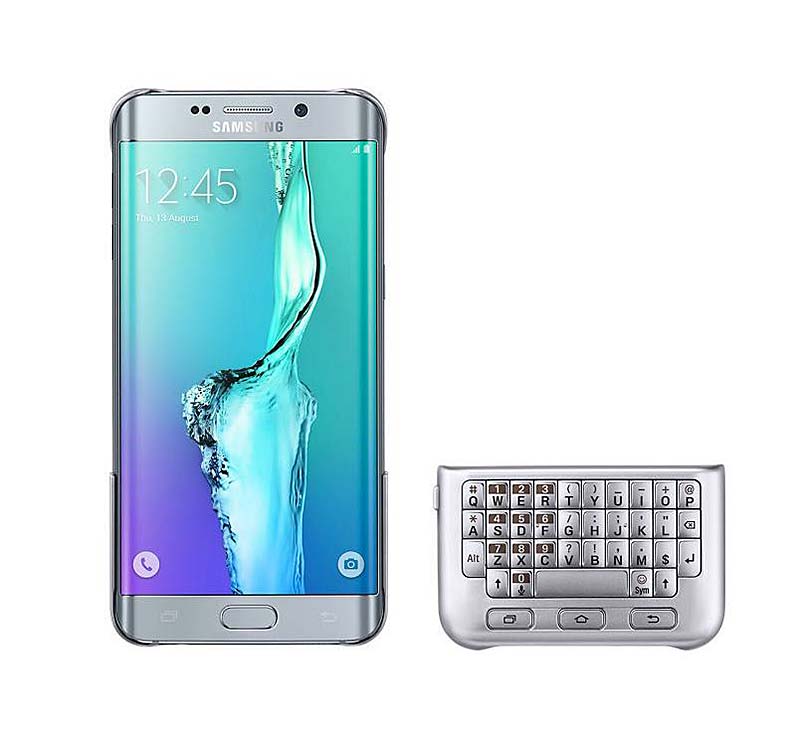 Keyboard Cover argent Galaxy S6 Edge+