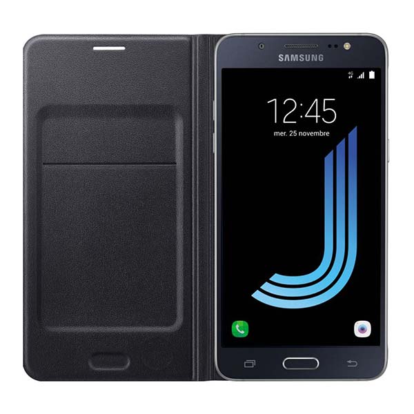 Etui wallet Galaxy J5 noir