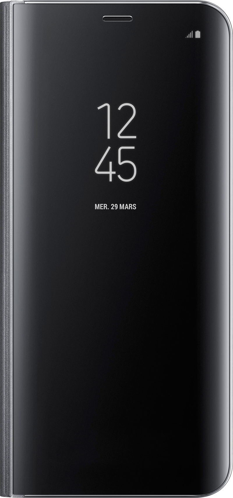 Clear View Galaxy S8+ noir