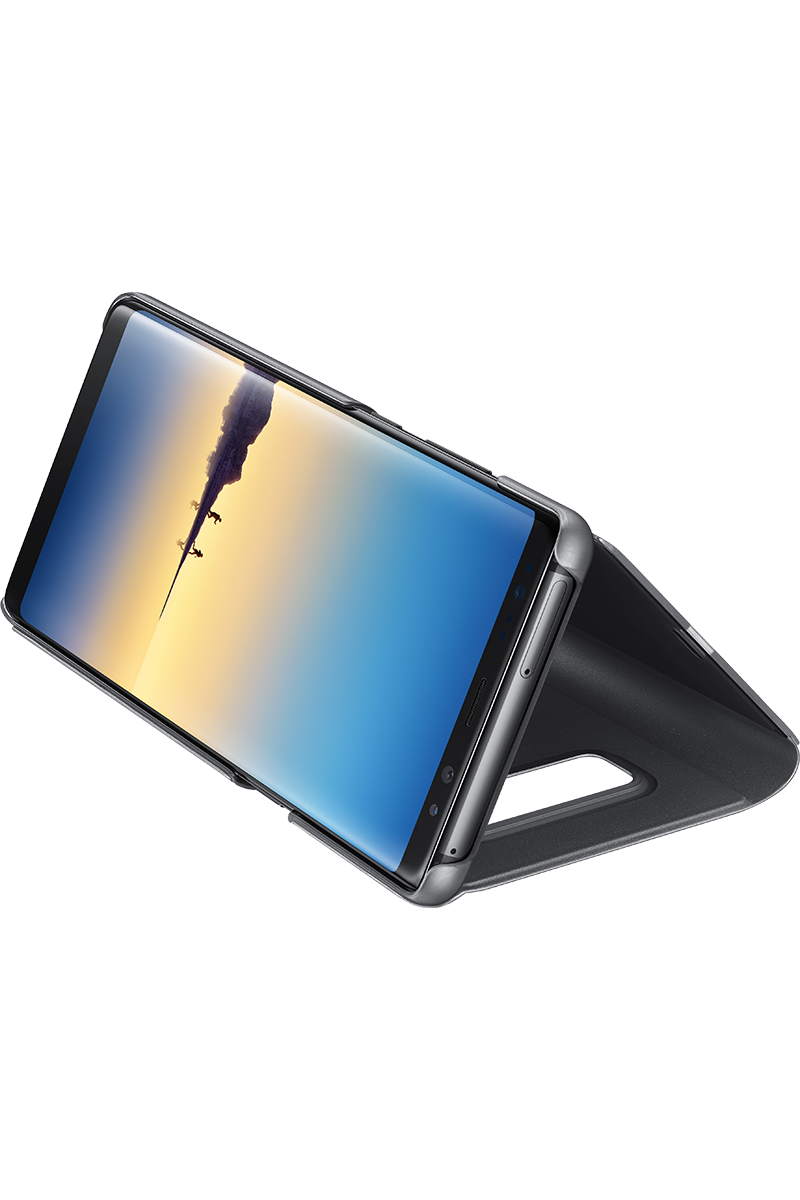 Clear View Galaxy Note 8 noir