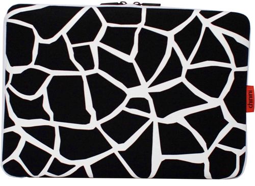 Housse PC 12 pouces Chinini Mozaic Noir-Blanc