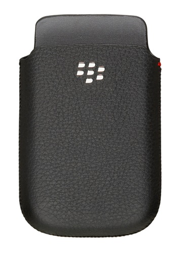 Etui Cuir Noir BlackBerry 9800