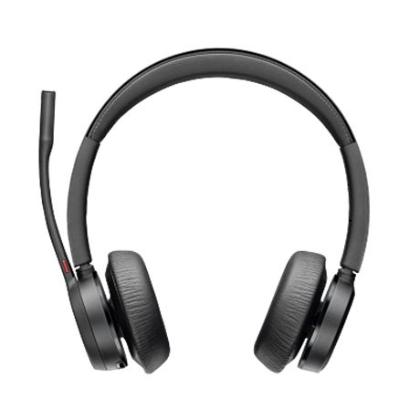 Casque Poly Voyageur 4320 binaural  avec station de charge