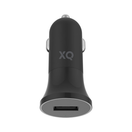 Chargeur allume-cigare XQISIT USB-A 2,4 A noir