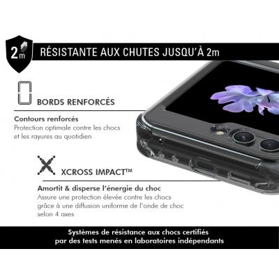 Coque duo renforcée Force Case Galaxy Z Flip 5 transparente