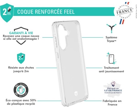 Coque Force Case Feel Samsung Galaxy A26 OFG transparente