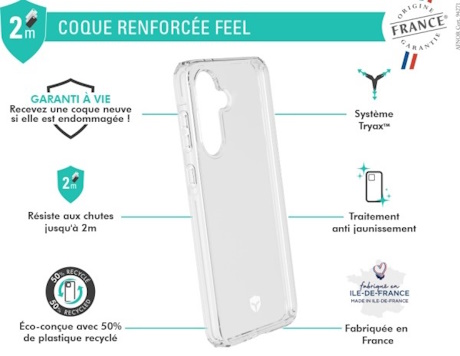 Coque Force Case Feel Samsung Galaxy A56/A36 5G transparente