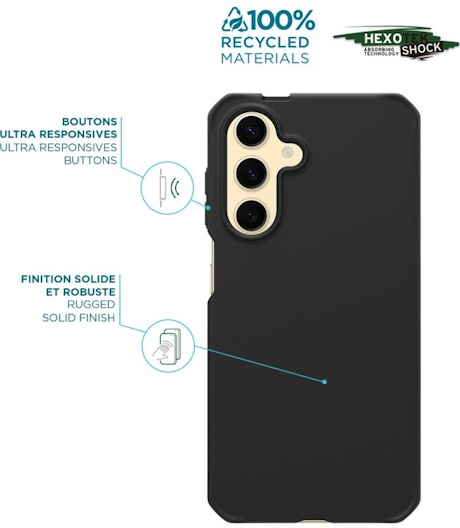 Coque renforcée Spectrum Black Galaxy A26 noir