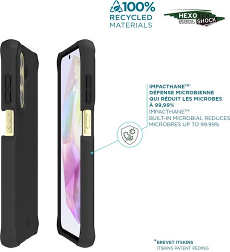 Coque renforcée Spectrum Black Galaxy A36 noir