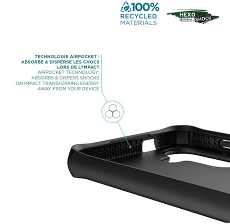 Coque renforcée Spectrum Black Galaxy A36 noir