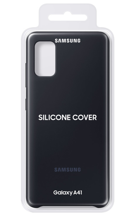 Coque Samsung silicone Galaxy A41 noir