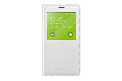 Etui Clear Cover blanc Galaxy S5