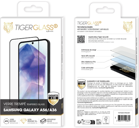 Film Tiger Glass+ recyclé Samsung Galaxy A36 / A56