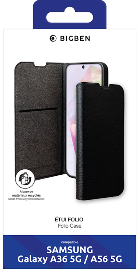 Folio Wallet Samsung Galaxy A36/A56 noir
