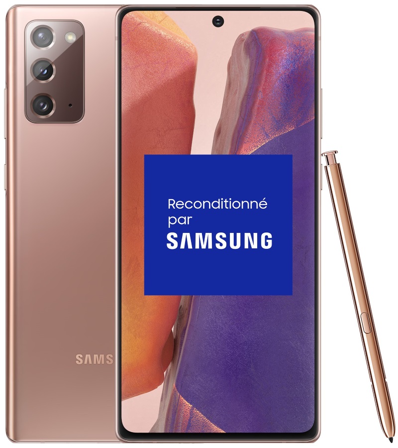 Samsung Galaxy Note20 reconditionné bronze 256Go
