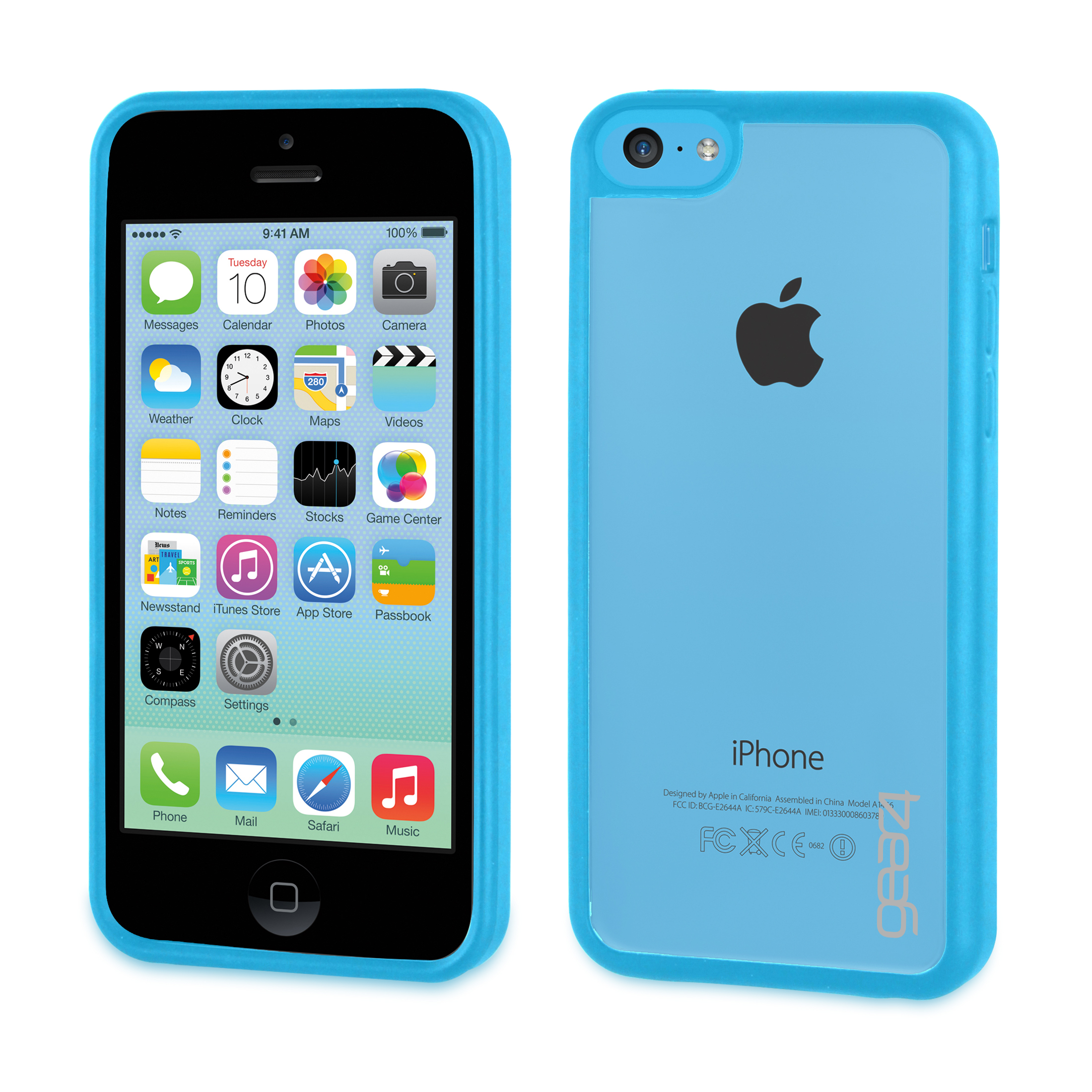 Coque Gear4 iPhone 5C bleu