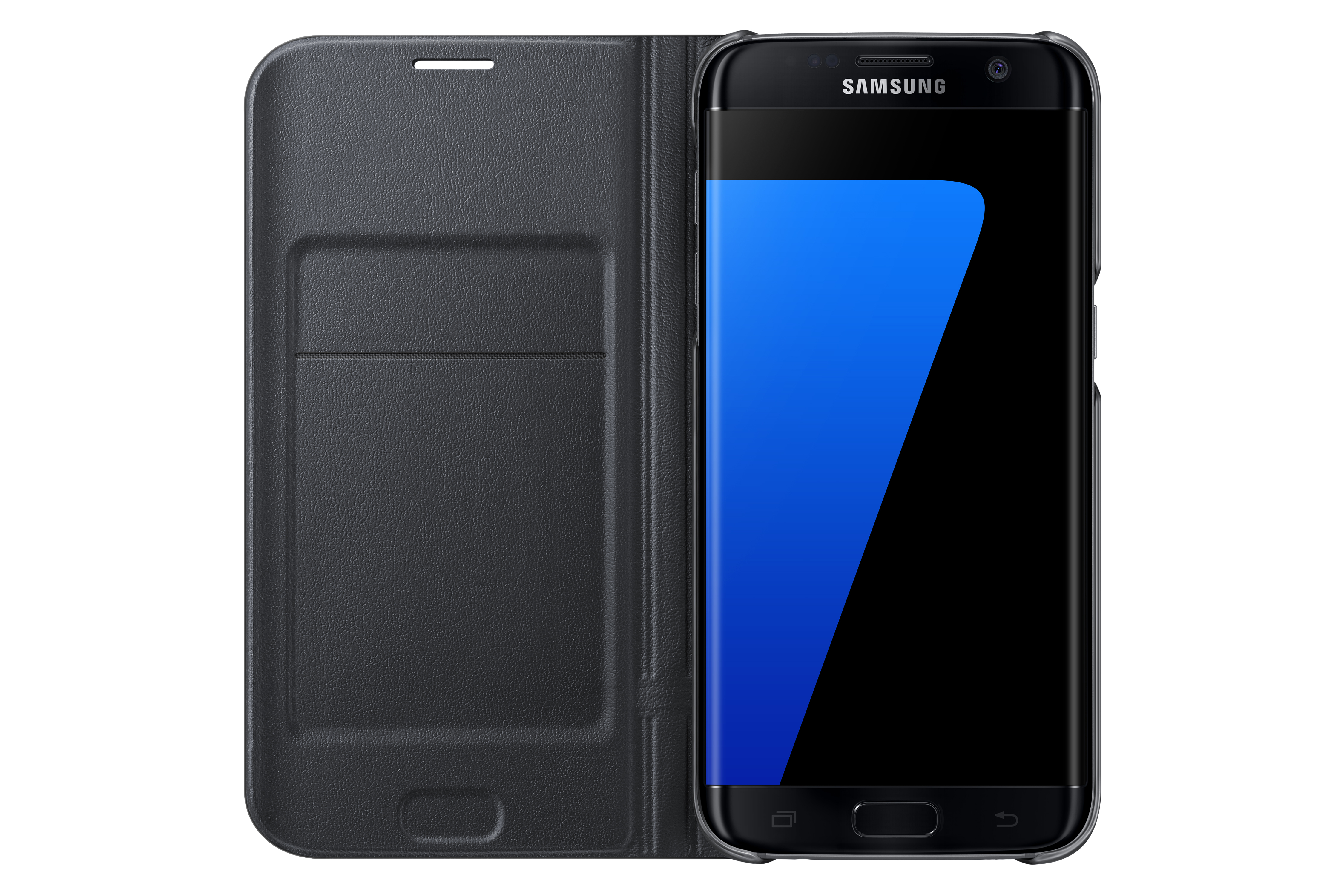 Etui à rabat LED View Samsung Galaxy S7 EDGE noir