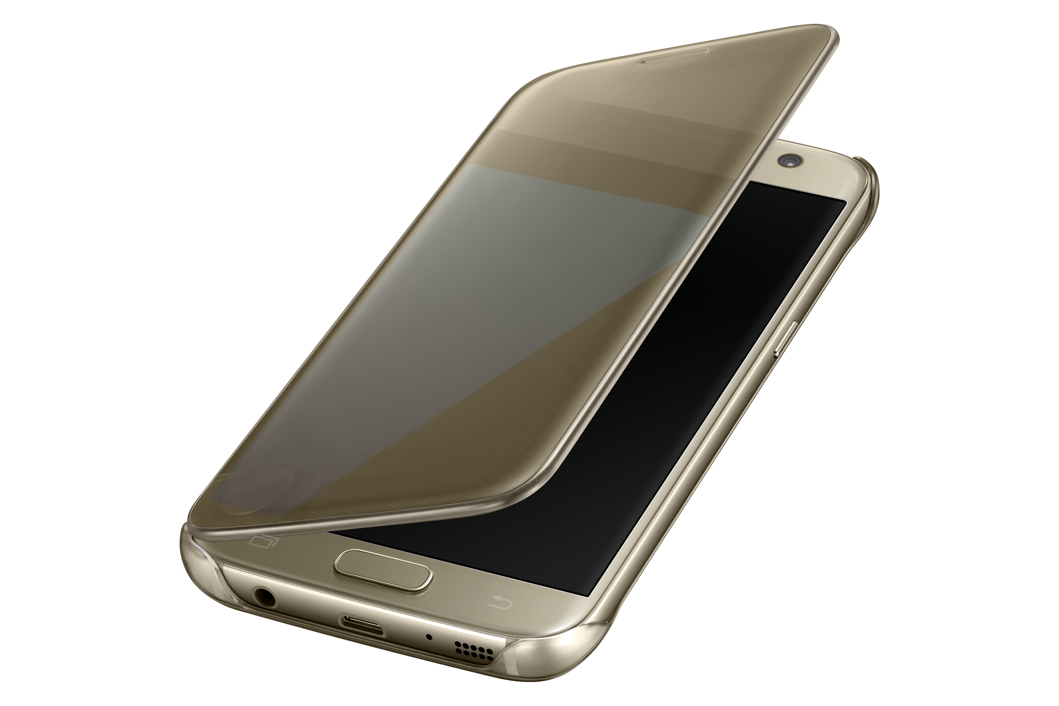 Coque Clear View Samsung Galaxy S7 Or 