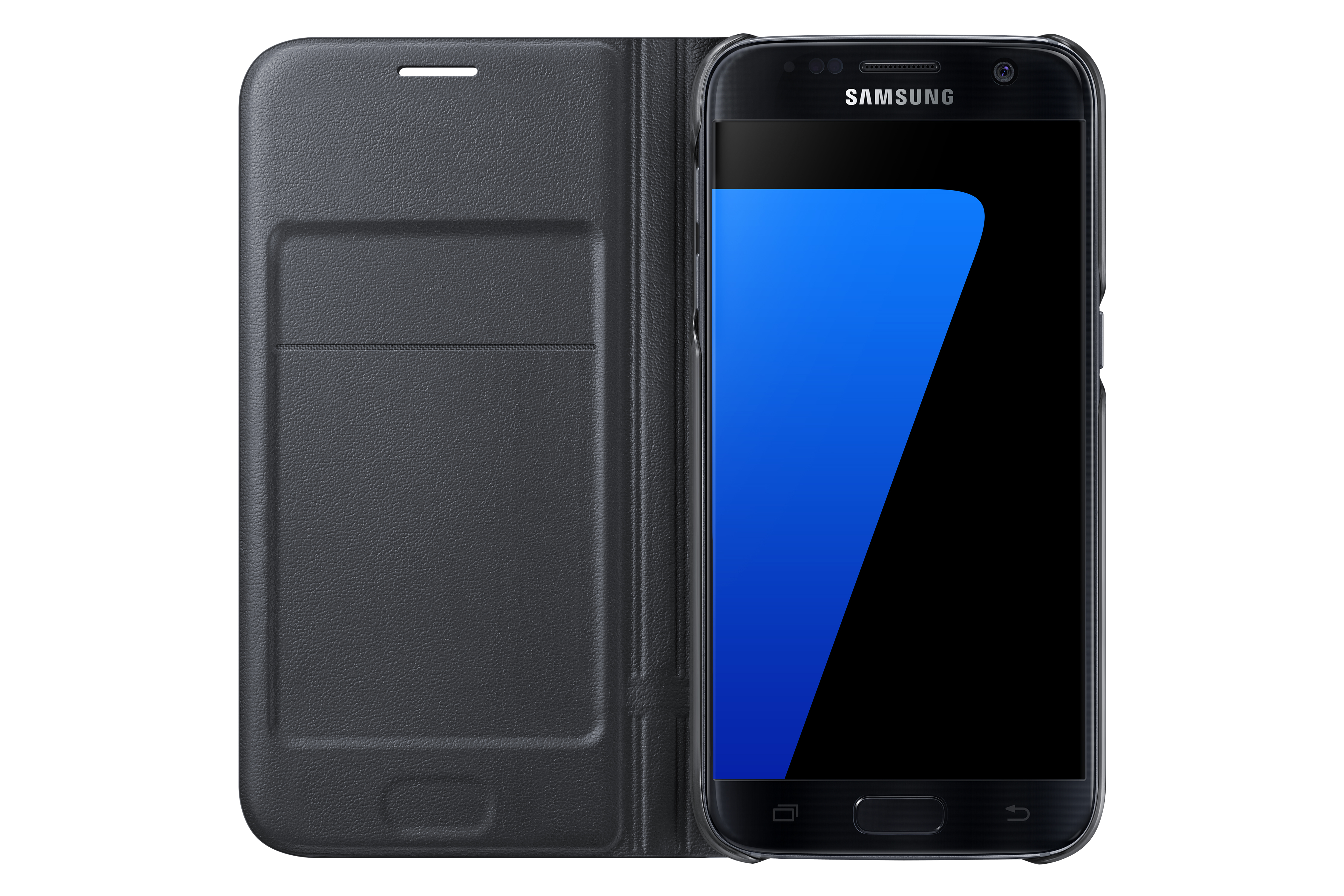 Etui à rabat LED View Samsung Galaxy S7 Noir