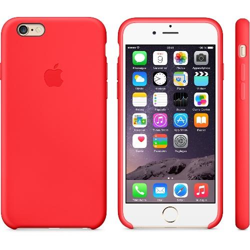Coque en silicone iPhone 6 - Rouge