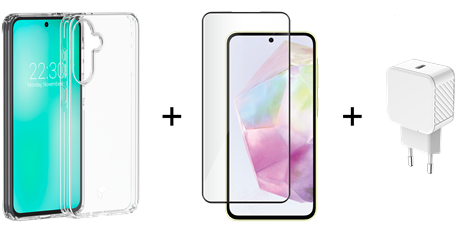 Pack pour Samsung Galaxy A36 et A56 transparente
