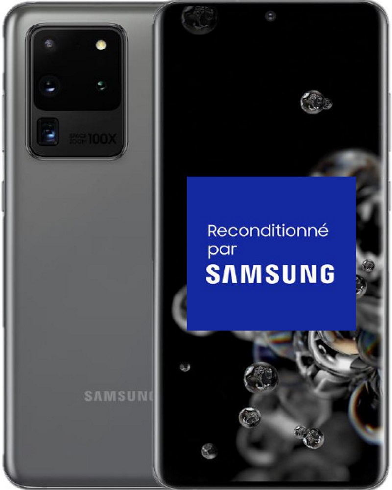 Samsung Galaxy S20 Ultra 5G Reconditionné gris 128Go