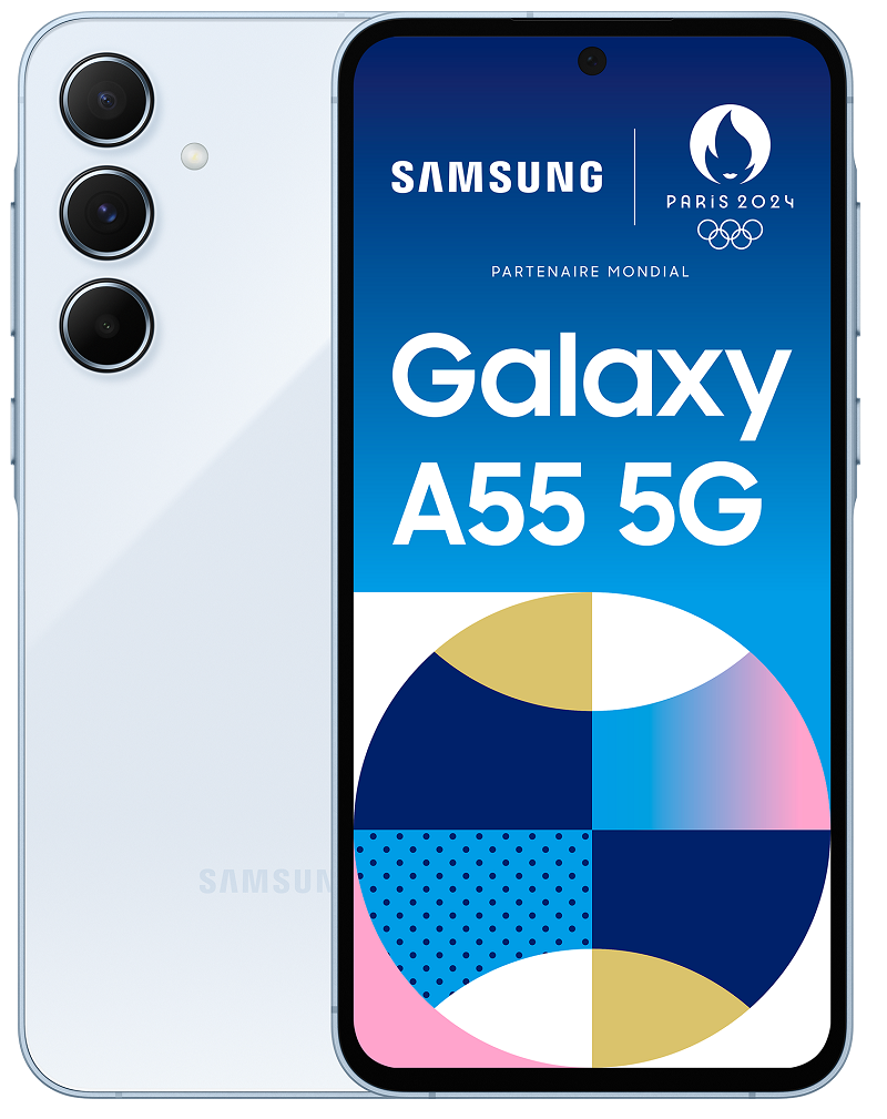 Samsung Galaxy A55 5G bleu 256Go