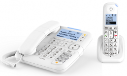 Fysic FX3960 - Téléphone fixe avec répondeur et bouton panique SOS