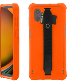 Coque renforcée + handstrap Protech GXY XCover7 Pro orange