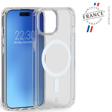 Coque Force Case Air MagSafe iPhone 15 Plus OFG transparente