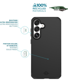 Coque renforcée Spectrum Black Itskins Galaxy A17 4G/5G noir