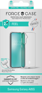 Coque renforcée Feel Samsung Galaxy A05s OFG transparente