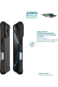 Coque renforcée Spectrum Black Itskins iPhone 17 noir