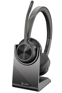 Casque Poly Voyageur 4320 binaural  avec station de charge