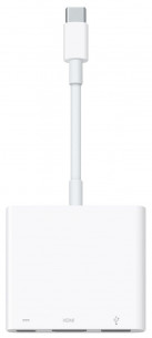 Adaptateur multiport AV numérique USB-C Apple blanc