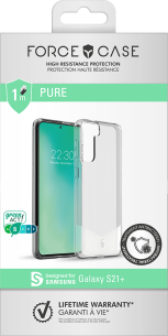 Coque Force Case Pure Samsung Galaxy S21+ 5G transparente
