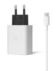 Chargeur secteur rapide Google 30W USB-C blanc