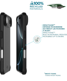Coque renforcée Spectrum Black Itskins iPhone 17 Pro Max