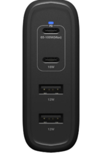 Pack chargeur confidentiel OTTERBOX 100W 4 ports+câble USB-C