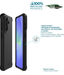 Coque renforcée Spectrum Black Itskins Motorola G37 5G noir