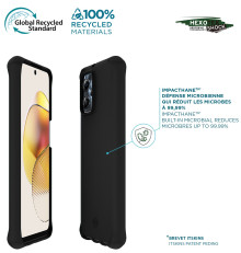 Coque renforcée Spectrum Black Mobilis Motorola G73 5G noir